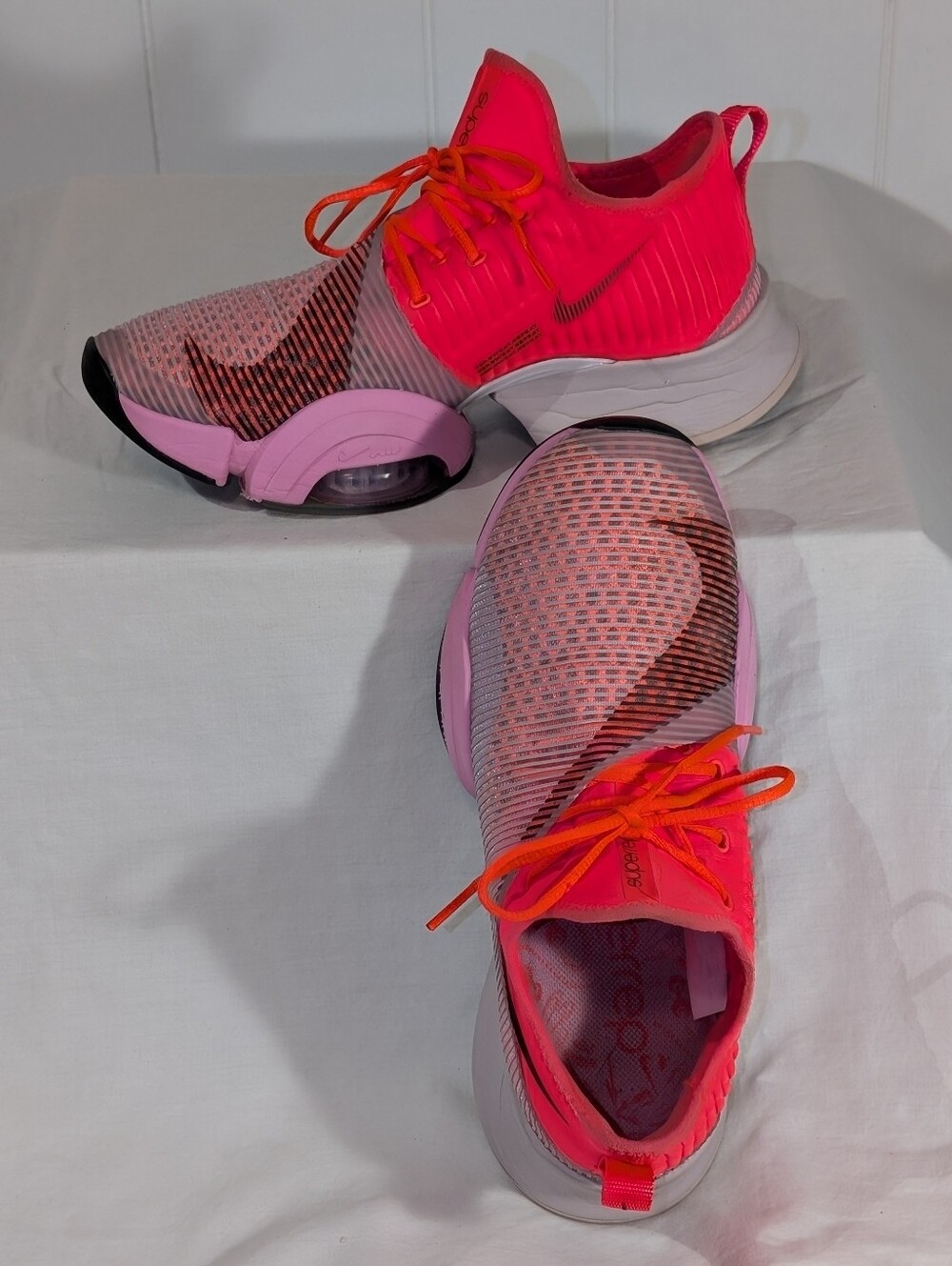 Nike Women’s Pink and Coral React Live Running Shoes